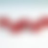 Pmg09 - lot de 5 perles rouges magiques miracles en forme de cylindre 