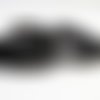 Sp24 - 1m de ruban à pois noir et blanc de 10mm de largeur 