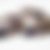 Lot de 5 plumes naturelles de faisan top qualité de couleur obscur 