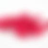Pbb26 - lot de 30 perles en bois rouges en forme de rondelles de 6mm à 8mm de diamètre 