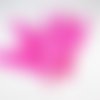 Lot de 5 plumes de couleur rose de 10cm à 13cm 