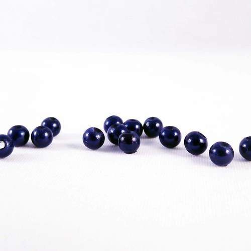 Psm57b - lot de 10 perles magiques de couleur bleu de 4mm x 4mm 