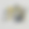 Lot de 50 anneaux de jonction 6mm ouverts de couleurs mixtes 