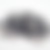 Ans32 - lot de 50 anneaux de jonction ouverts de tailles mixtes de couleur gunmetal 