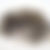 Lot de 100 anneaux de jonction mixtes de couleur bronze 
