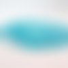 Psm10 - 10 perles précieuses 4x3mm en verre cristal de couleur turquoise 4mm 