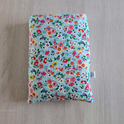 Pochette livre broché en coton – protège livre molletonné, housse fait main, accessoire lecture