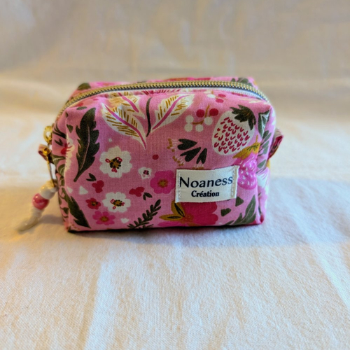 Mini trousse fleurie multifonction - petite pochette de rangement pratique et facile à transporter