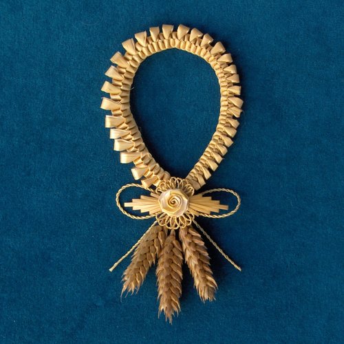 Porte-bonheur, cadeau troisième anniversaire de mariage, noce de froment 3 ans