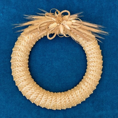 Couronne en paille de froment