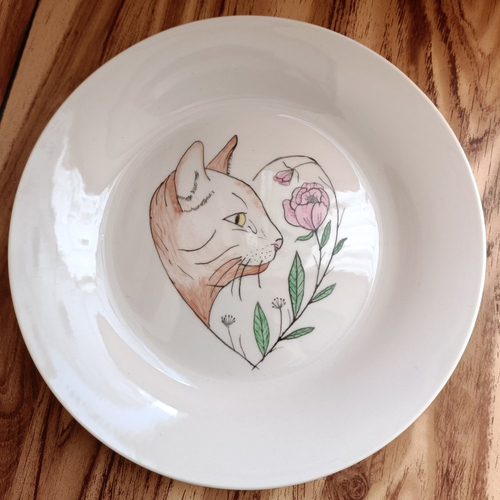 Assiette pour chat