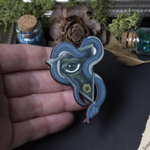 Broche serpent -  ésotérique