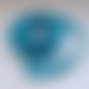 Ruban satin simple face bleu 4,5m x 6mm