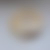 Rouleau de ruban satin simple face beige 25m x 6mm
