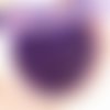 Rocailles régulières violettes en verre 2mm - matsuno perles japonaises 11/0 sachet de 10g