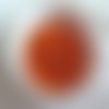 Rocailles régulières orange transparent en verre 2mm - matsuno perles japonaises 11/0 sachet de 10g