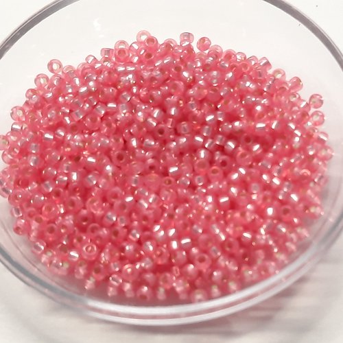 Perles de rocaille rondes miyuki 15/0556 - dusty rose - 5 grs