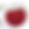 Rocailles régulières rouges en verre - matsuno perles japonaises 11/0 sachet de 10g