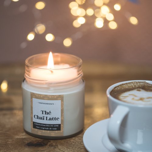 Bougie thé chai latte