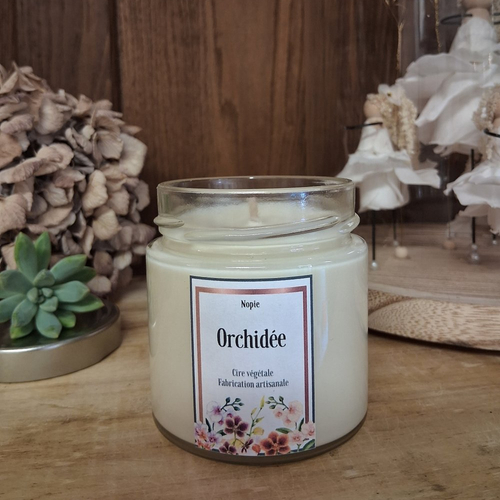 Bougie orchidée