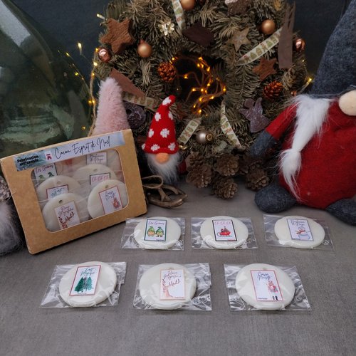 Cocon esprit de noël coffret 6 fondants parfumés