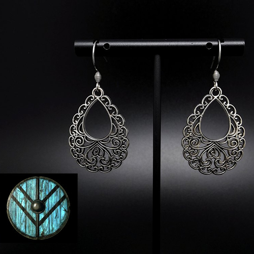 Boucles d'oreilles viking femme inspiration lagertha.