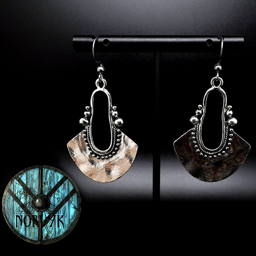 Boucles d'oreilles viking femme inspiration lagertha.