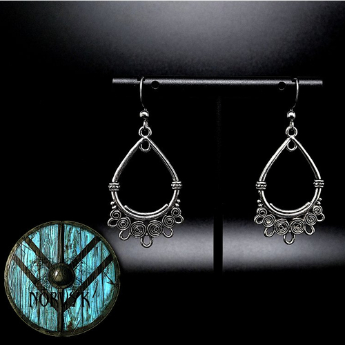 Boucles d'oreilles viking femme inspiration lagertha.