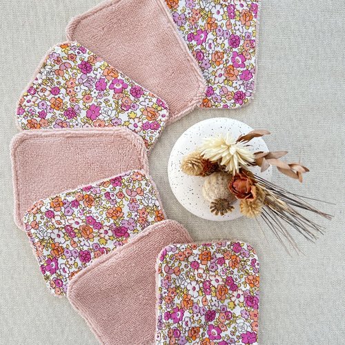 Lot de 7 lingettes lavables