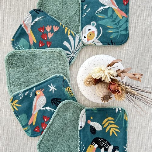 Lot de lingettes lavables