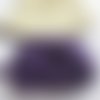 2,60m de ruban croquet serpentine violet 6mm