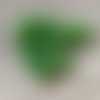 Lot de 10 perles rondes facettées en cristal en vert 5mm