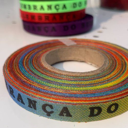 Ruban de 40 cm fitas brésilien de bahia - multicolore
