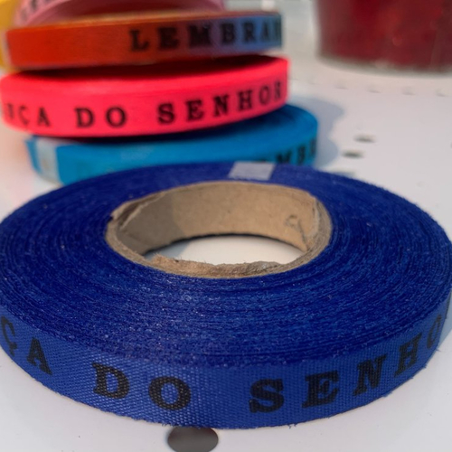 Ruban de 40 cm fitas brésilien de bahia - bleu marine
