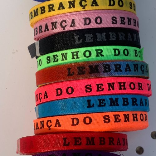 Lot de 11 rubans de 40 cm fitas brésilien de bahia - 11 couleurs différentes