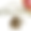 60 coupelles rondes en bronze 4mm