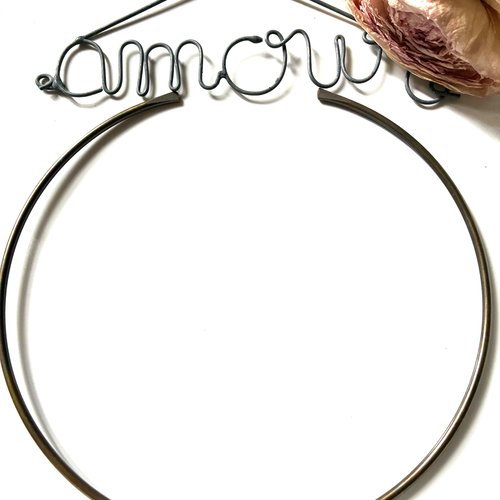 Collier jonc tour de cou rigide en bronze x1