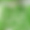 Grande frise guirlande de feutrine fleurs en vert 95cmx12cm 