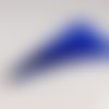 Pompon fils de soie synthétique bleu roi 7cm 
