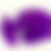 Plume en violet accroche bronze x1 exemplaire 5cm 