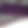 Cordon coton et polyester en violet et étoiles x50cm 