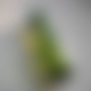 Fiole en verre vert 88mmx25mm 