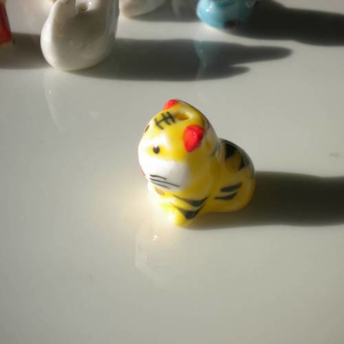 Mini tigre en porcelaine x1