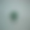 Croix vert céladon en verre 25x18mm