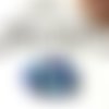 20 perles dans les tons de bleus assortiment