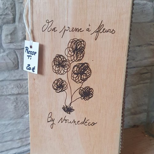Ma presse à fleurs by nounedeco