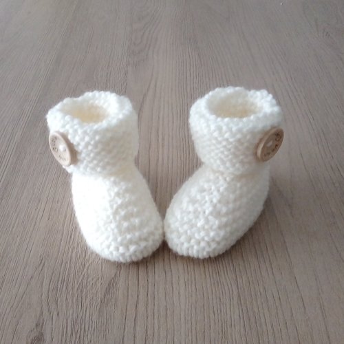 Chaussons Bebes Laine Un Grand Marche