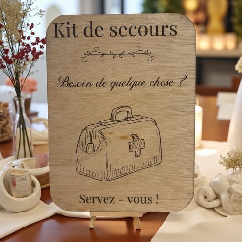 Pancarte kit de secours