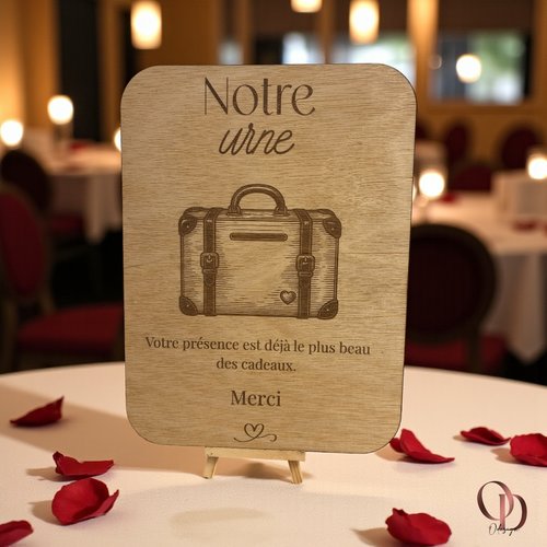 Pancarte urne valise