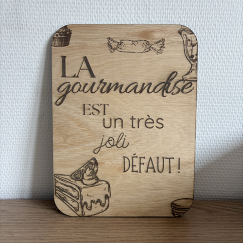 Pancarte gourmandises
